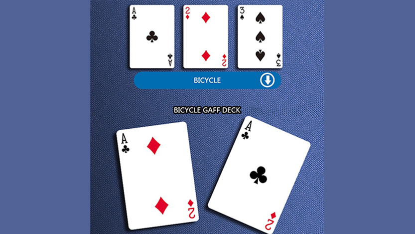 青裏も登場！】Bicycle Gaff Rider Back (Blue) Playing Cards
